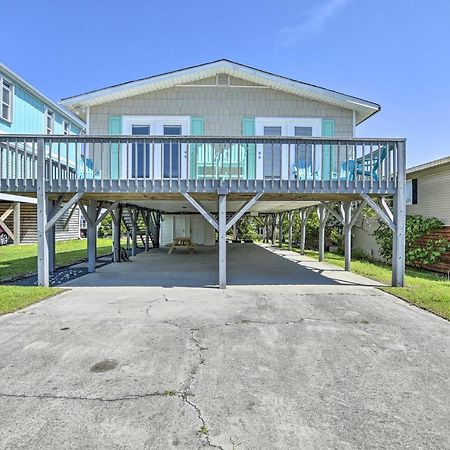Oak Island Beach Abode With Deck Walk To Shore! Esterno foto
