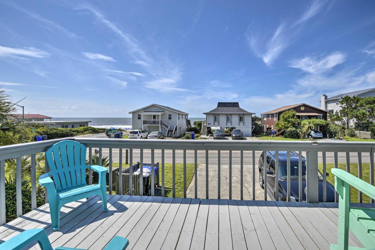 Oak Island Beach Abode With Deck Walk To Shore! Esterno foto